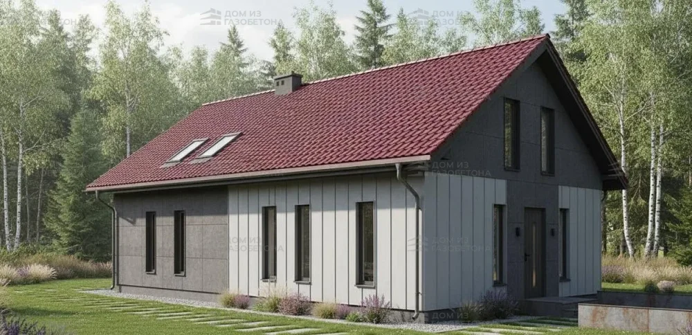 Проект Двухэтажный дом 15 на 9, 153 м2