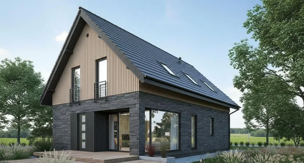 Проект Двухэтажный дом 11 на 15, 163 м2