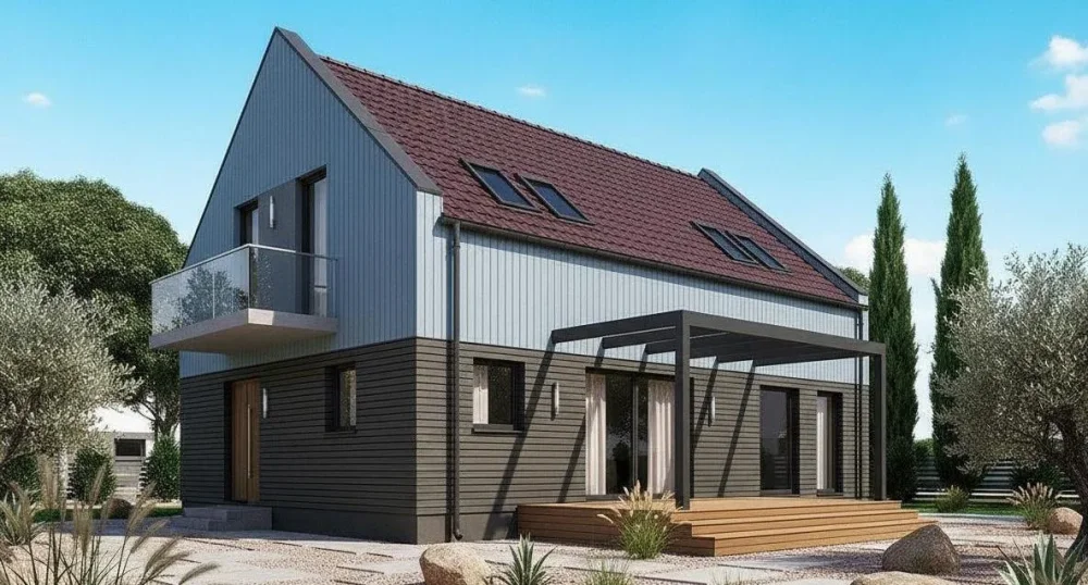 Проект Двухэтажный дом 15 на 12, 218 м2